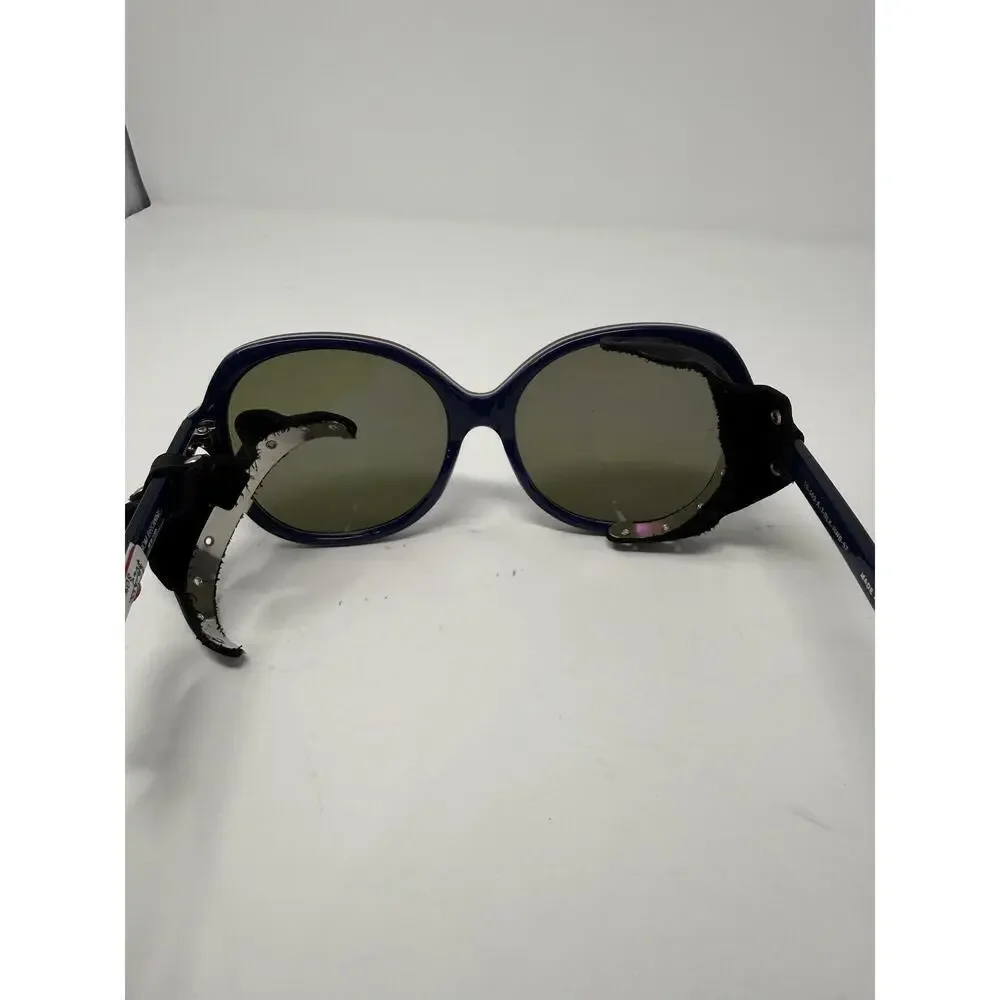 Thom Browne Unisex Black Novelty Oval Sunglasses One Size